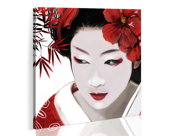 Leinwandbild - Japanische Geisha