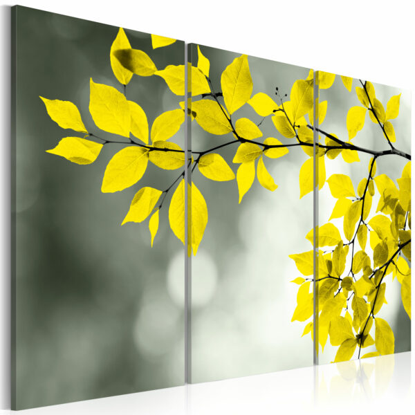 Leinwandbild - Gold sprig