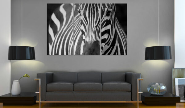 Leinwandbild - Mrs. Zebra – Bild 2