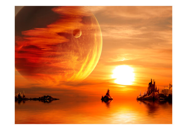 Fototapete - Fantasy sunset – Bild 2