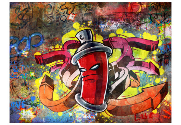 Fototapete - Graffiti monster – Bild 2