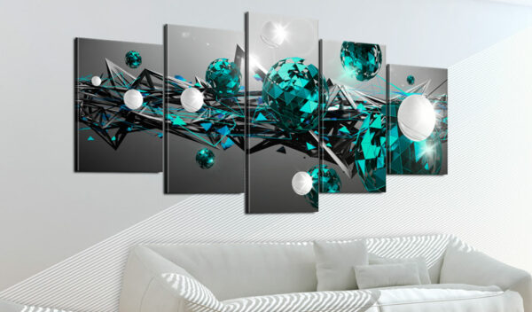 Leinwandbild - Turquoise Solar System – Bild 2