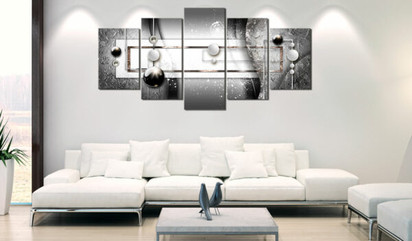 Leinwandbild - Grey Symmetry – Bild 2