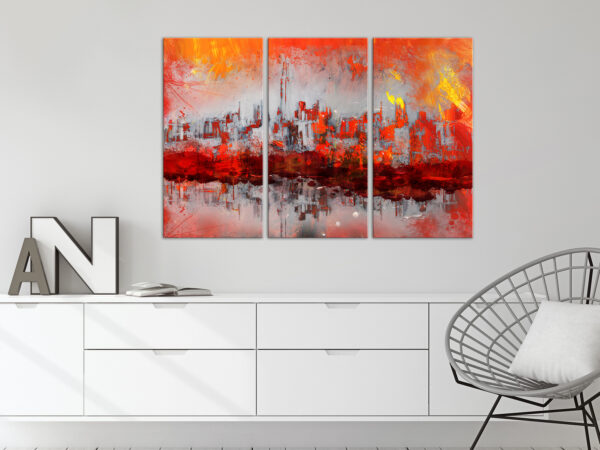 Leinwandbild - New York Sunset (3 Parts) – Bild 2