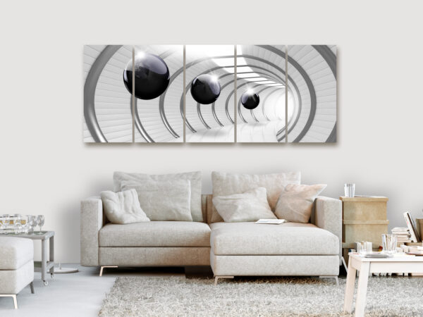 Leinwandbild - Space Tunnel (5 Parts) Narrow – Bild 2