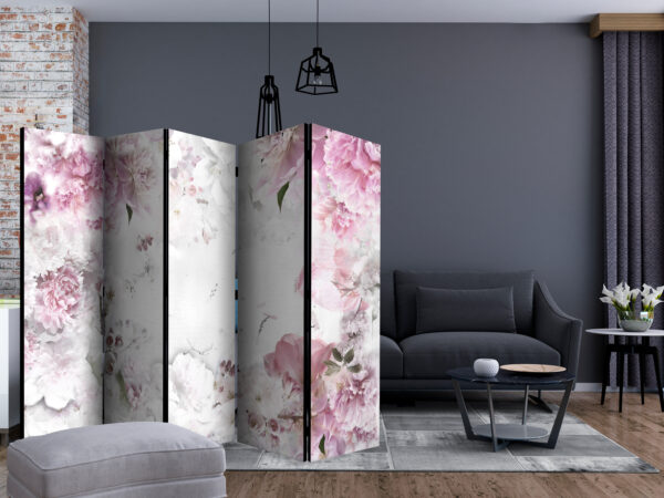 Paravent - Dancing peonies II [Room Dividers] – Bild 2