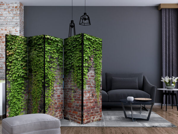 Paravent - Brick and ivy II [Room Dividers] – Bild 2