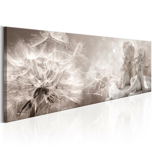 Leinwandbild - Cherubs and the Dandelion