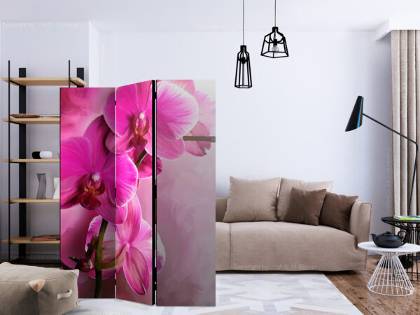 Paravent - Pink Orchid [Room Dividers] – Bild 2