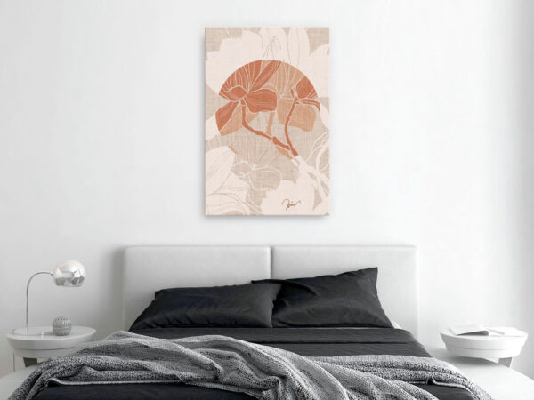 Leinwandbild - Stylish Magnolia (1 Part) Vertical – Bild 2