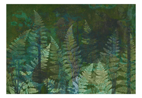 Fototapete - Ferns in the Woods - Second Variant – Bild 2