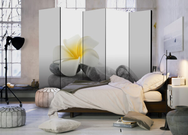 Paravent - White Lotus II [Room Dividers] – Bild 2