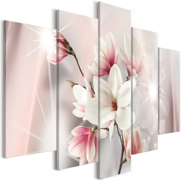 Leinwandbild - Dazzling Magnolias (5 Parts) Wide