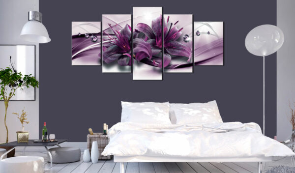 Leinwandbild - Violet Lily – Bild 2