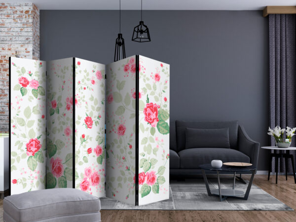 Paravent - Rosy pleasures II [Room Dividers] – Bild 2