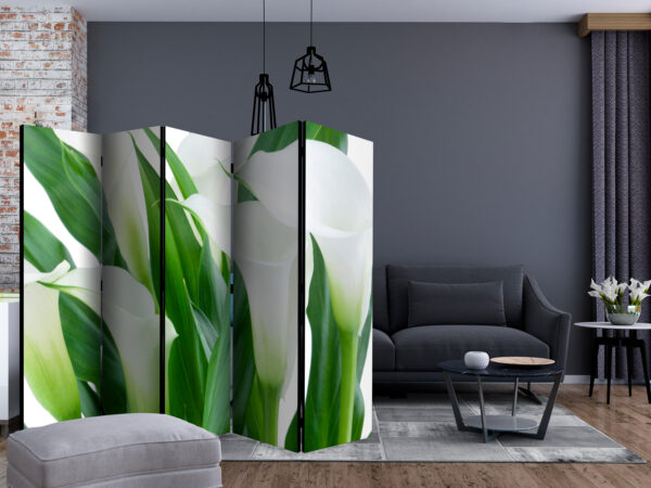Paravent - bunch of flowers - callas II [Room Dividers] – Bild 2