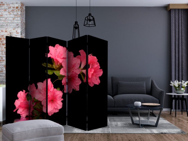 Paravent - Azalea in Black II [Room Dividers] – Bild 2