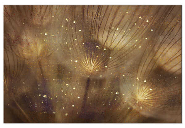 Leinwandbild - Golden Dandelions (1 Part) Wide – Bild 2
