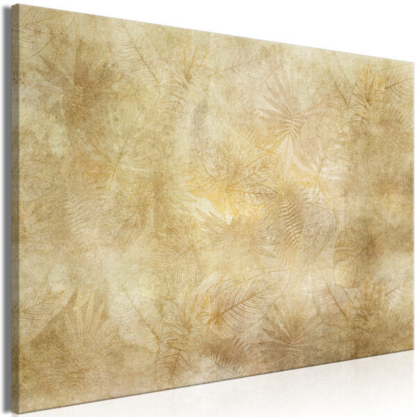 Leinwandbild - Vintage Leaves (1 Part) Wide