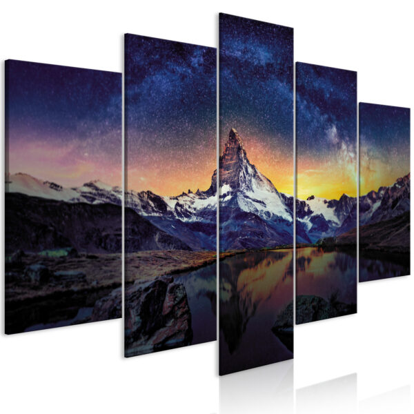 Leinwandbild - Matterhorn (5 Parts) Wide