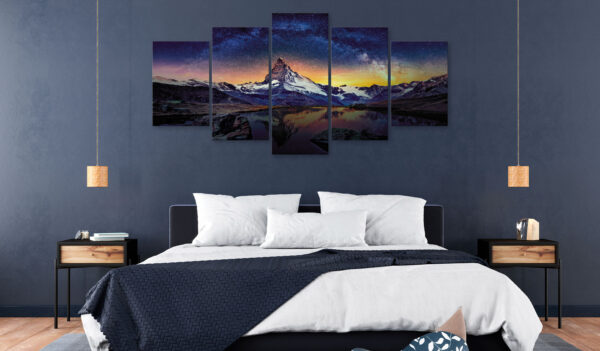 Leinwandbild - Matterhorn (5 Parts) Wide – Bild 2