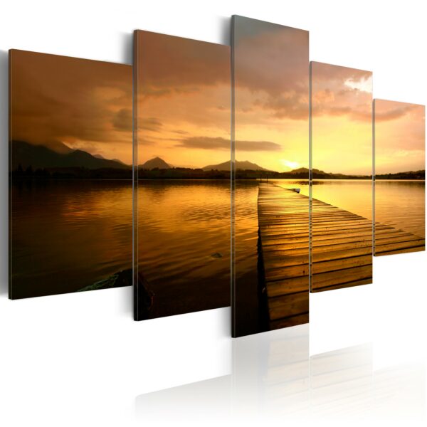 Leinwandbild - Sunset Island