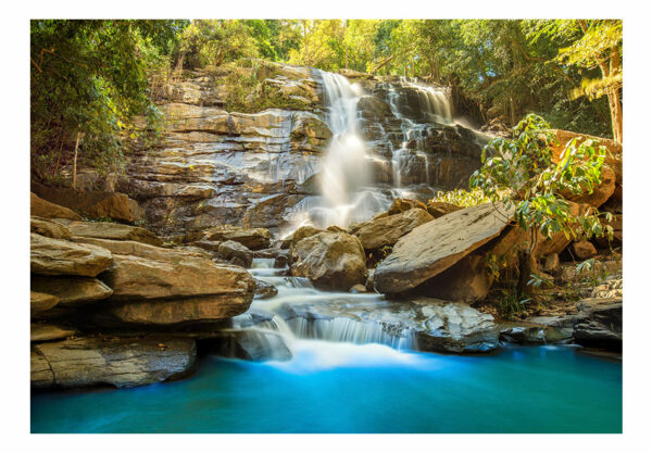 Fototapete - Waterfall in Chiang Mai, Thailand – Bild 2