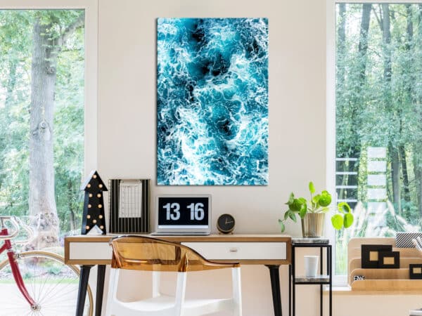 Leinwandbild - Sea Currents (1 Part) Vertical – Bild 2