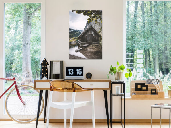 Leinwandbild - House in the Mountains (1 Part) Vertical – Bild 2