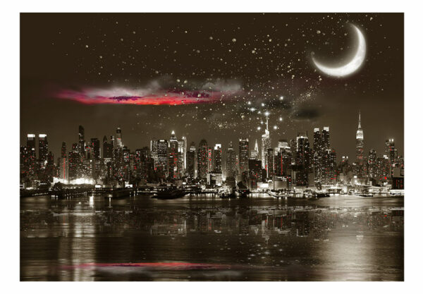 Fototapete - Starry Night Over NY – Bild 2