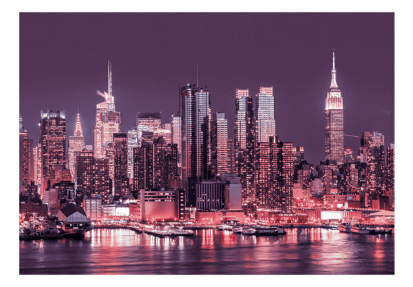 Fototapete - NYC: Purple Nights – Bild 2