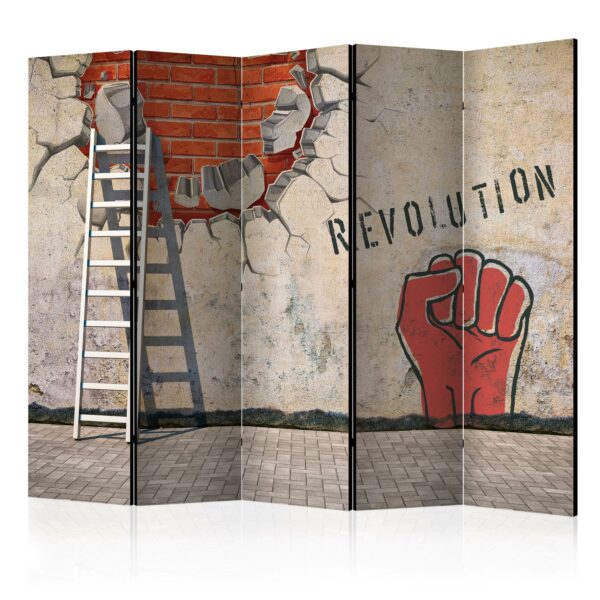 Paravent - The invisible hand of the revolution II [Room Dividers]