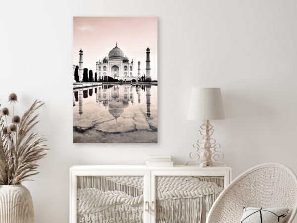 Leinwandbild - Taj Mahal (1 Part) Vertical – Bild 2