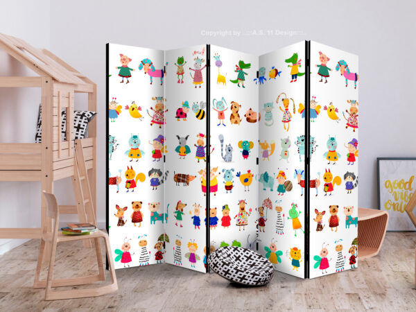 Paravent - Cartoon Pets II [Room Dividers] – Bild 2