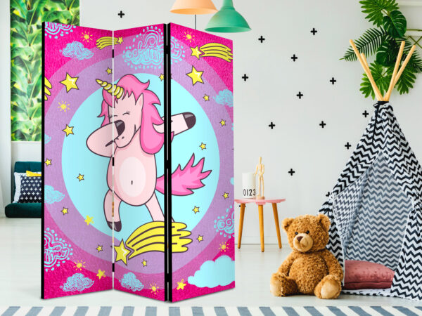 Paravent - Dancing Unicorn [Room Dividers] – Bild 2