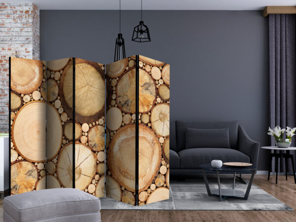 Paravent - Wood grains II [Room Dividers] – Bild 2