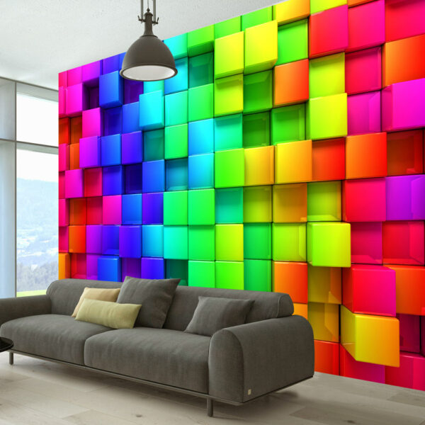 Fototapete - Colourful Cubes