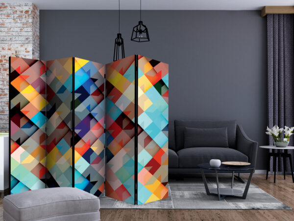 Paravent - Colour Patchwork II [Room Dividers] – Bild 2