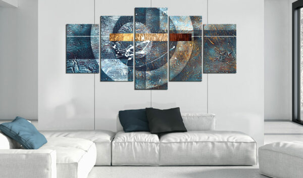 Leinwandbild - Blaue Galaxie – Bild 2