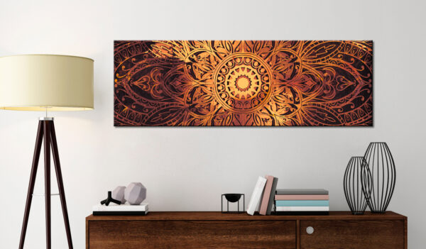 Leinwandbild - Amber Mandala – Bild 2