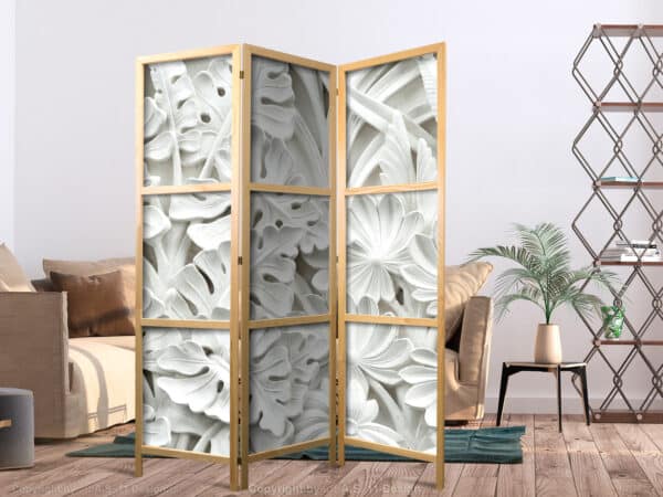 Japanischer Paravent - Alabaster Garden I – Bild 2
