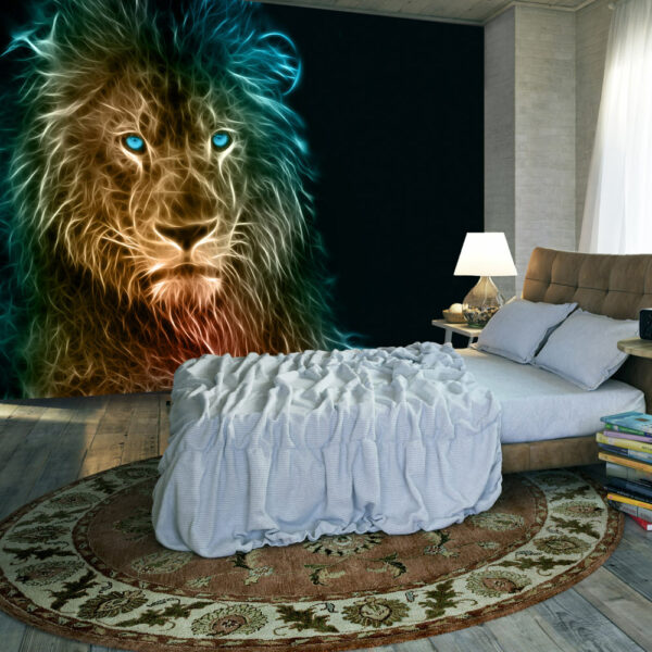 Fototapete - Abstract lion