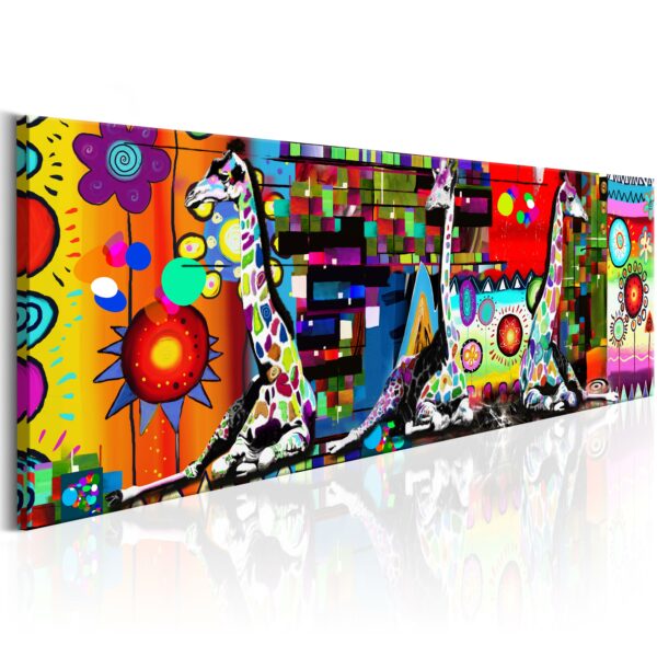 Leinwandbild - Colourful Savannah