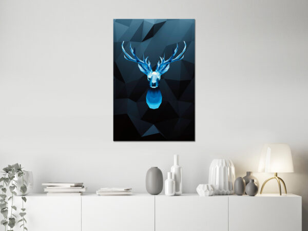 Leinwandbild - Ice Deer (1 Part) Vertical – Bild 2