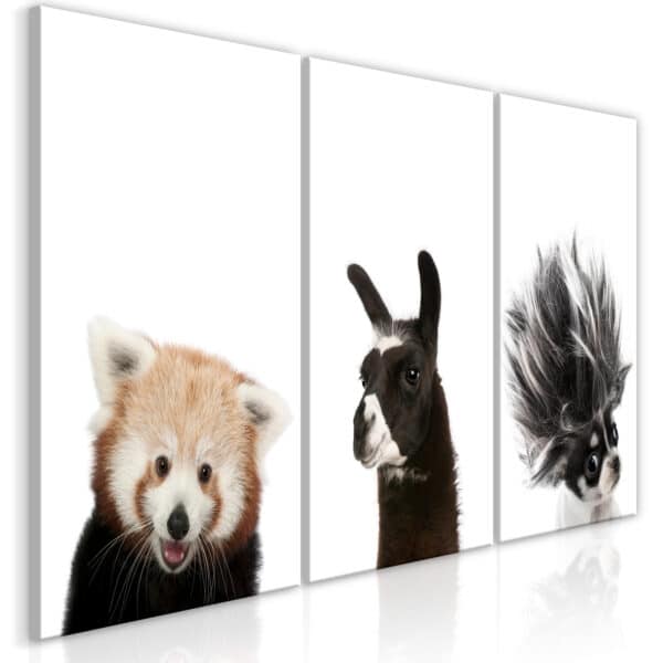 Leinwandbild - Friendly Animals (Collection)