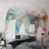 Fototapete - Painted Elephant