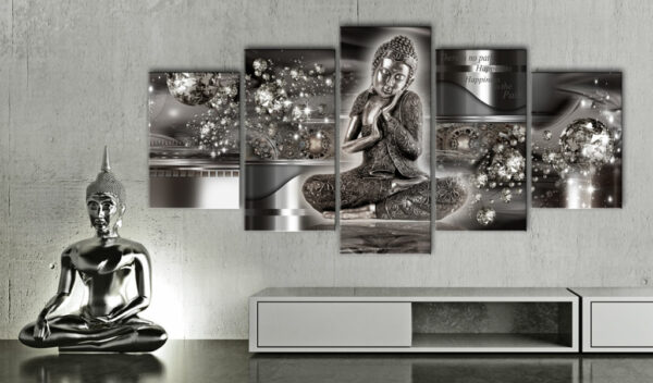 Leinwandbild - Silver Serenity – Bild 2