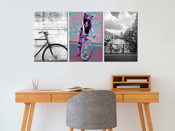 Leinwandbild - Bikes (Collection) – Bild 2