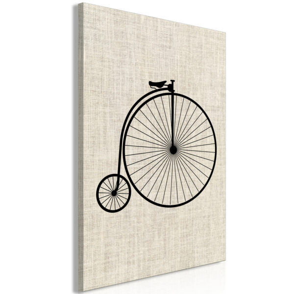 Leinwandbild - Vintage Bicycle (1 Part) Vertical