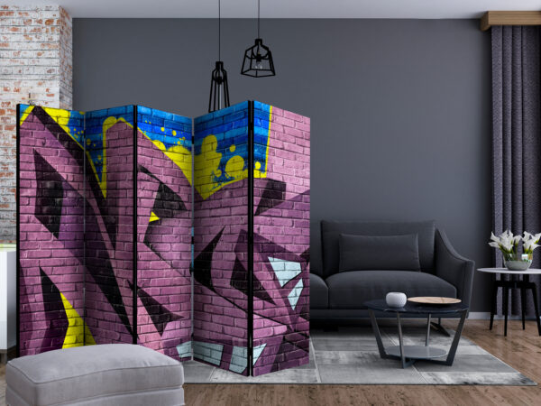 Paravent - Street art - graffiti II [Room Dividers] – Bild 2